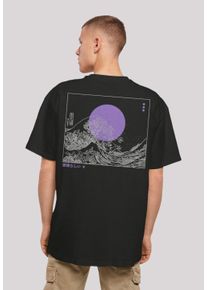 F4NT4STIC Herren T-Shirt "Kanagawa Welle", schwarz, casual, Gr. XXXL, Obermaterial: 100% Baumwolle, Shirts, Print