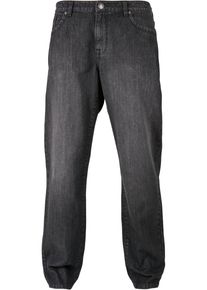 Urban Classics Herren Bequeme Jeans "Urban Classics Herren Loose Fit Jeans", schwarz, casual, Gr. 36, unifarben, 100% Baumwolle, Jeans