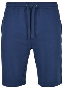 Urban Classics Herren Stoffhose "Urban Classics Herren Basic Sweatshorts", blau, Gr. L, unifarben, 100% Baumwolle, Hosen