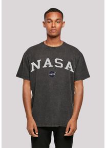 F4NT4STIC Herren T-Shirt "NASA Collegiate Logo", schwarz, casual, Gr. S, Obermaterial: 100% Baumwolle, Shirts, Print