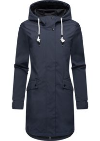 Ragwear Damen Softshellmantel "Tinsley Shell", blau, sportlich, Gr. XL, Obermaterial: 100% Polyester, Innenfutter: 100% Polyester, Mäntel, wasser-