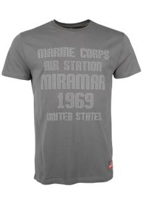 Top Gun Herren T-Shirt "TG20212010", grau, Gr. XXXL, Obermaterial: 100% Baumwolle, Shirts