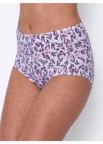 Damen Taillenslip, Gr. 48, lila, 95% Baumwolle, 5% Elasthan, Unterhosen