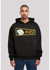 F4NT4STIC Herren Kapuzenpullover "Heidi Wanna Play", schwarz, casual, Gr. M, Obermaterial: 100% Baumwolle, Pullover, Nostalgie, Retro Print,