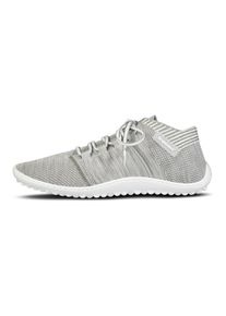 Leguano Damen Barfußschuh "BEAT", Gr. 44, grau, Textil, sportlich, Schuhe, Freizeitschuh, Halbschuh, Schnürschuh für Maschinenwäsche geeignet