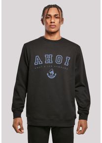 F4NT4STIC Herren Kapuzenpullover "Herren Sweatshirt Ahoi Knut & Jan Hamburg", schwarz, casual, Gr. XL, Obermaterial: 50% Baumwolle, 50% Polyester,