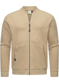 Ragwear Herren Sweatjacke "Cruider", beige, casual, Gr. XXL, Strick, Material: 50% Baumwolle, 50% Polyester, Sweatjacken, lässige Herren Strickjacke