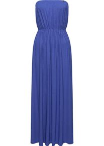 Ragwear Damen Sommerkleid "Awery", blau, Gr. XL, Material: 48% Viskose, 47% Polyester, 5% Elasthan, Kleider, stylisches Damen Bandeaukleid mit