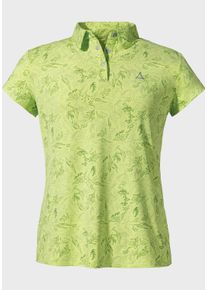 Schöffel SCHÖFFEL Damen Poloshirt "Polo Shirt Sternplatte L", grün, sportlich, Gr. 34, Oberstoff : 90% Nylon 10% Elasthan, Shirts