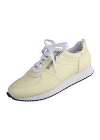 Damen Sneaker "Nadja", Lei by tessamino, Gr. 37, gelb, Leder, sportlich, Schuhe, aus echtem Leder