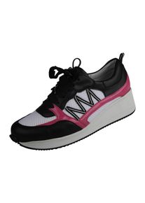 Damen Sneaker "Nele", Lei by tessamino, Gr. 40, schwarz, Synthetik, Kunstfaser, sportlich, Schuhe, in sportlichem Design