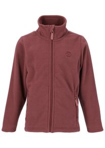 ZIGZAG Kinder Fleecejacke "Zap", lila, casual, Gr. 140, unifarben, 100% Polyester, Jacken, aus kuscheligem Funktionsmaterial
