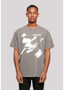 F4NT4STIC Herren T-Shirt "David Bowie Oversize T-Shirt", grau, casual, Gr. XL, Obermaterial: 100% Baumwolle, Shirts, Print