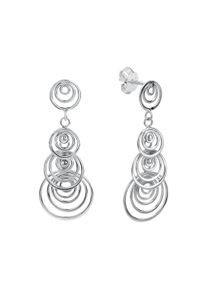 Vivance Damen Paar Ohrstecker "925 Silber rhodiniert", ONE-SIZE, Silber 925 (Sterlingsilber), silber, Silber 925 (Sterlingsilber), Ohrringe