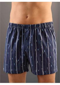 Herren Boxershorts, Gr. 6, blau, 100% Baumwolle, Unterhosen