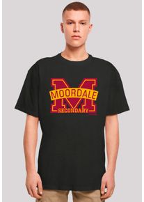 F4NT4STIC Herren T-Shirt "Sex Education Moordale Cracked M", schwarz, casual, Gr. 5XL, Obermaterial: 100% Baumwolle, Shirts, Premium Qualität
