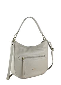 Damen Schultertasche "Summer", Collezione Alessandro, beige, Leder, Taschen, aus italienischem Leder
