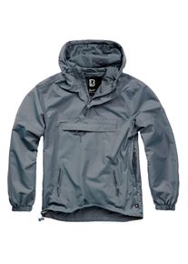 Brandit Herren Allwetterjacke "Brandit Herren Summer Pull Over Jacket", grau, casual, Gr. XXL, mehrfarbig, 100% Polyester, Jacken