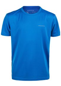 Endurance Kinder Funktionsshirt "Vernon Jr.", blau, klassisch, Gr. 128, unifarben, 100% Polyester, Shirts, mit reflektierendem Logo