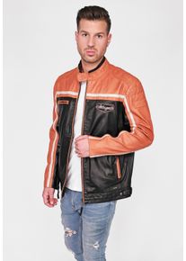 Maze Herren Lederjacke "4202191", schwarz, Gr. XL, Obermaterial: 100% Leder, Lamm / Innenfutter: 100% Baumwolle / Ärmelfutter: 100% Polyester, Jacken