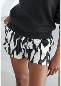 French Connection Sweatshorts mehrfarbig Gr. 32/34 für Damen. Mit Kordel, Allover-Druck, Kordelzug. Lässig Geschnitten. Nachhaltig.