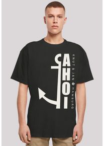 F4NT4STIC Herren T-Shirt "Ahoi Anker Knut & Jan Hamburg", schwarz, casual, Gr. XL, Obermaterial: 100% Baumwolle, Shirts, Print