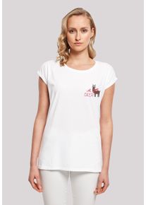 F4NT4STIC Damen T-Shirt "Christmas Deer", weiß, casual, Gr. XS, Obermaterial: 100% Baumwolle, Shirts, Premium Qualität, Rock-Musik, Band