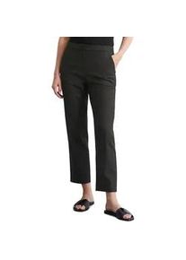 Marc O'Polo Chinohose MARC O'POLO "aus Organic-Cotton-Stretch-Viskose-Mix" Gr. 40, Normalgrößen, schwarz Damen Hosen