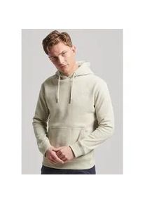 Kapuzensweatshirt Superdry "Essential Logo Hoodie" Gr. M, beige (light stone beige) Herren Sweatshirts