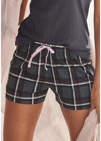 s.Oliver Pyjamashorts mehrfarbig Gr. 32/34 für Damen. Mit Allover-Druck. Basic. Nachhaltig.