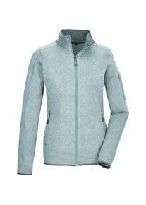 Fleecejacke Killtec "KOW 111 WMN KNT FLC JCKT" Gr. 40, blau (hellblau) Damen Jacken