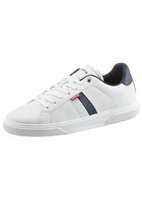 Levi's Sneaker LEVI'S "ARCHIE" Gr. 42, weiß (weiß, blau) Herren Schuhe Freizeitschuh, Halbschuh, Schnürschuh mit Kontrastbesatz