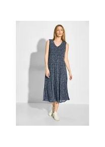 Sommerkleid Cecil Gr. L (42), US-Größen, blau (universal blau) Damen Kleider mit Volant