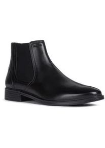 Chelseaboots Geox "U GLADWIN" Gr. 44, schwarz Herren Schuhe Businessschuh Chelseaboots Stiefelette mit Stretch-Einsatz