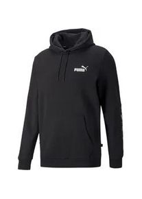 Hoodie Puma "Essentials+ Tape Herren" Gr. L, schwarz Herren Sweatshirts