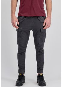 Herren Cargohose "Airman Pant", grau, modisch, Gr. 38, Alpha Industries, unifarben, Web, Obermaterial: 98% Baumwolle, 2% Elasthan, Hosen