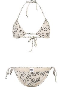 Urban Classics Damen Bügel-Tankini "Urban Classics Damen Ladies Triangle Pattern Bikini", schwarz, Gr. XL, 85% Polyester, 15% Elasthan, Bikini-Sets