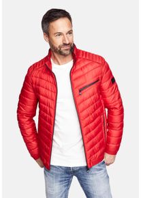 NEW CANADIAN Herren Steppjacke, rot, sportlich, Gr. 66, unifarben, 100% Polyester, Jacken, mit wasserabweisender Funktion