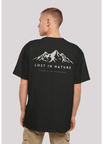 F4NT4STIC Herren T-Shirt "Lost in nature", schwarz, casual, Gr. 4XL, Obermaterial: 100% Baumwolle, Shirts, Print
