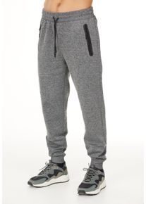 CRUZ Herren Sweathose "Kanpur", grau, casual, Gr. XXXL, unifarben, 95% Polyester, 5% Elasthan, Hosen, mit elastischem Bund