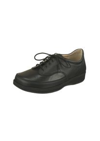 Natural Feet Damen Schnürschuh "Paris XL", Gr. 35, schwarz, Leder, Synthetik, elegant, Schuhe, mit bequemer Laufsohle