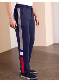 CLASSIC Herren Schlupfhose, blau, Gr. 48, gemustert, mehrfarbig, unifarben, 100% Baumwolle, Hosen