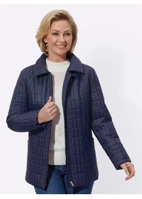 Classic Basics Damen Steppjacke, blau, Gr. 40, unifarben, 100% Polyester, Wattierung:100% Polyester, Jacken