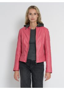 Mustang Damen Lederjacke "31022244", rot, Gr. XS, Obermaterial: 100% Lammleder / Innenfutter: 100% Baumwolle / Ärmelfutter: 100% Polyester /