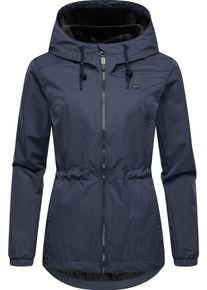 Ragwear Damen Outdoorjacke "Dankka Tech", blau, casual, Gr. XXXL, Obermaterial: 100% Polyester, Innenfutter: 100% Polyester, Jacken, Stylische Damen