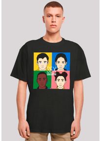 F4NT4STIC Herren T-Shirt "Sex Education Blur Cover Netflix TV Series", schwarz, casual, Gr. XXL, Obermaterial: 100% Baumwolle, Shirts, Premium