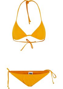 Urban Classics Damen Bügel-Bikini "Urban Classics Damen Ladies Recycled Triangle Bikini", braun, Gr. L, 83% Polyester, 17% Elasthan, Bikini-Sets