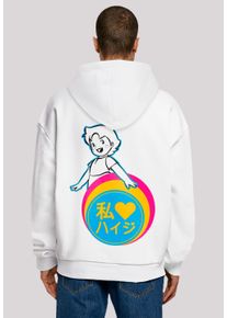 F4NT4STIC Herren Kapuzenpullover "Heidi Kopf Motiv Heroes of Childhood", weiß, casual, Gr. XS, Obermaterial: 100% Baumwolle, Pullover, Nostalgie,