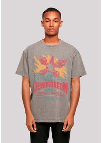 F4NT4STIC Herren T-Shirt "Stranger Things Demogorgon Netflix TV Series", grau, casual, Gr. XXL, Obermaterial: 100% Baumwolle, Shirts, Premium Qualität