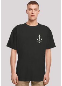 F4NT4STIC Herren T-Shirt "Ahoi Anker Knut & Jan Hamburg", schwarz, casual, Gr. XXXL, Obermaterial: 100% Baumwolle, Shirts, Print